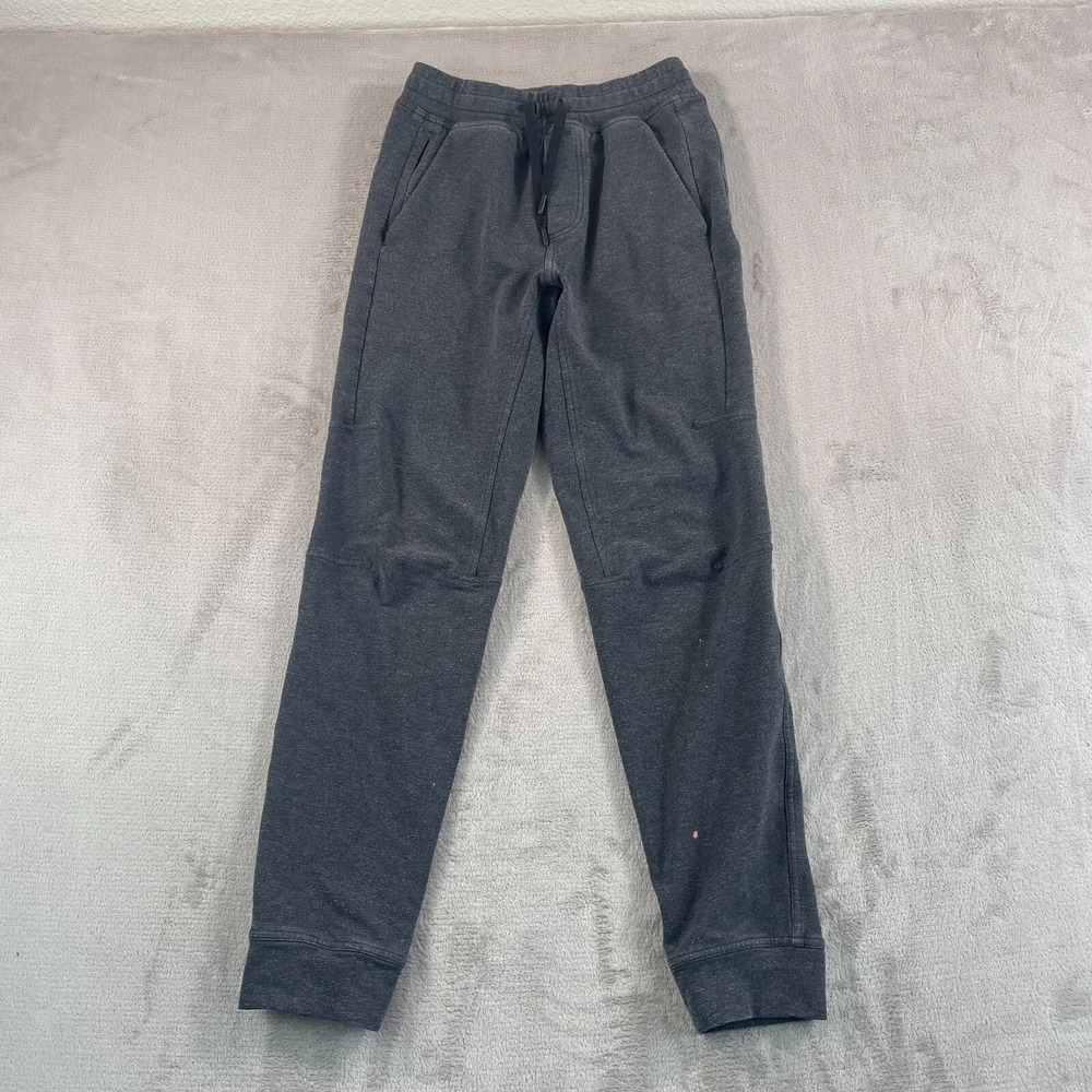 Lululemon City Sweat Jogger Pants Men XS Heather Black Activewear Athleisure Gym